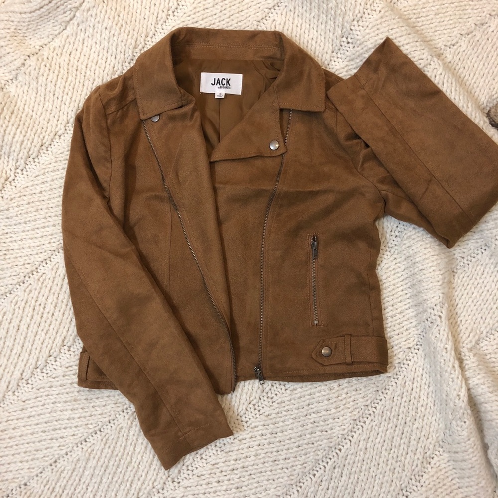 EUC Jack by B.B. Dakota camel poly blend jacket